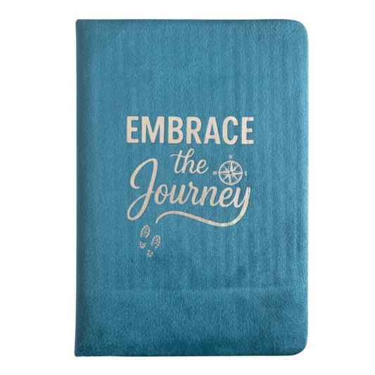 Velvet Journal - A5 - Light Blue - Embrace The Journey - main product image from Quintessential Holistic Health Ltd UK