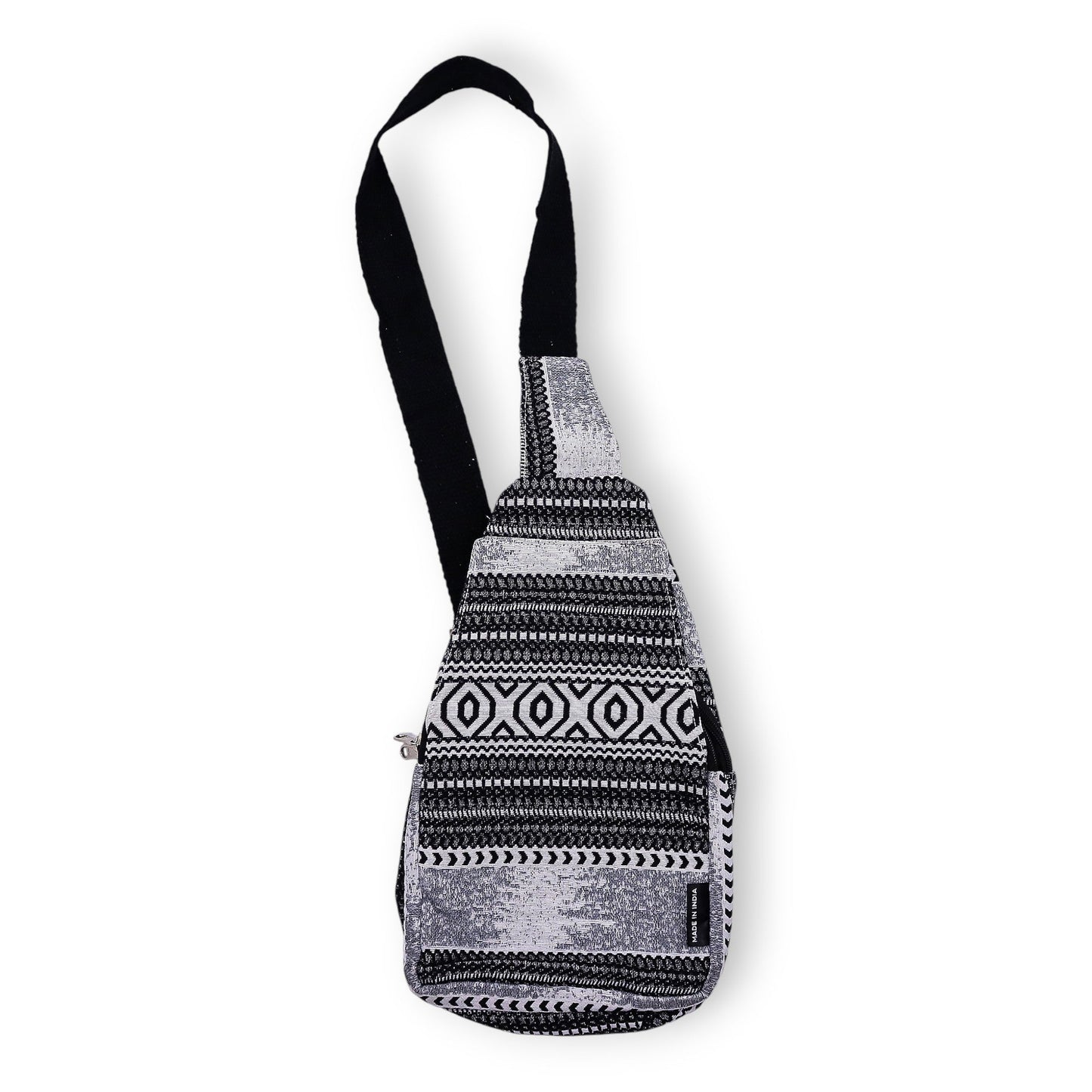 Handmade All Natural Jacquard Urban Caravan - Cross Body Bag product packaging on clean background from Quintessential Holistic Health Ltd