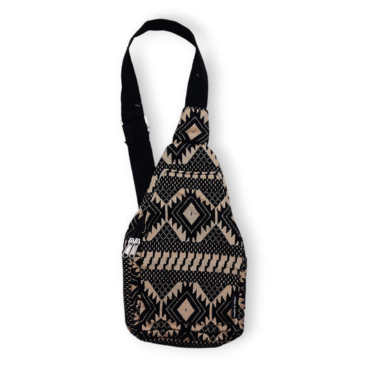 Handmade All Natural Jacquard Desert Loom - Cross Body Bag product packaging on clean background from Quintessential Holistic Health Ltd