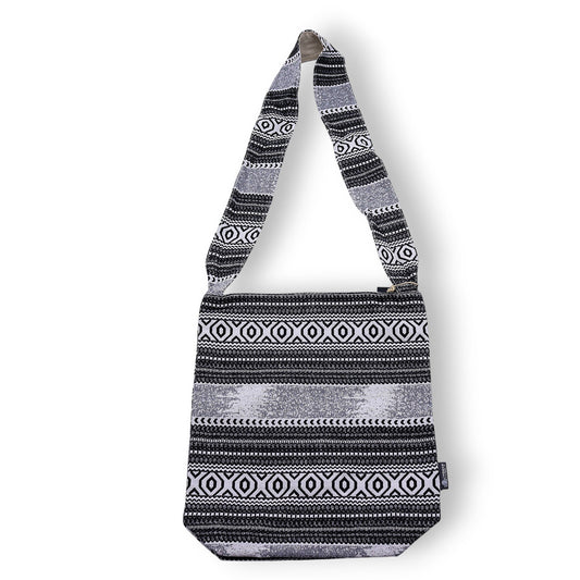 Handmade All Natural Jacquard Urban Caravan - Nomad Carryall product packaging on clean background from Quintessential Holistic Health Ltd