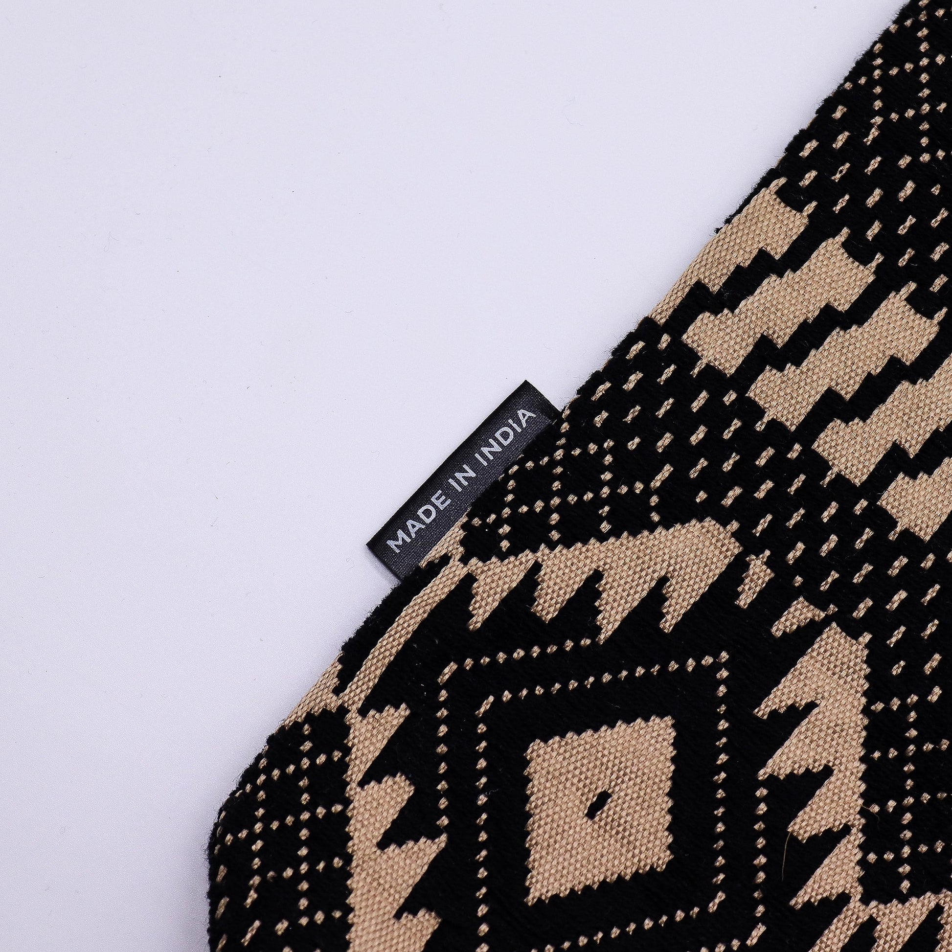 Handmade All Natural Jacquard Desert Loom - Nomad Carryall product packaging on clean background from Quintessential Holistic Health Ltd