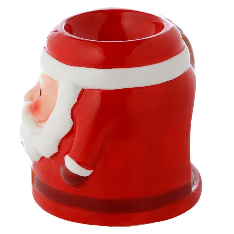 Christmas Ceramic Oil Burner - Santa product packaging on clean background from Quintessential Holistic Health Ltd