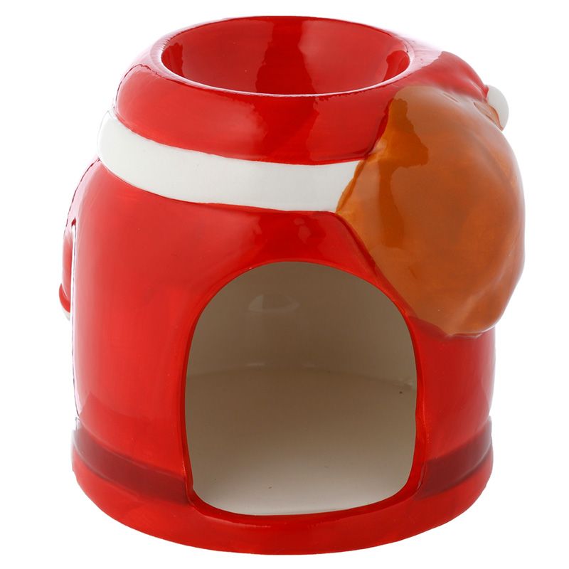 Christmas Ceramic Oil Burner - Santa product packaging on clean background from Quintessential Holistic Health Ltd