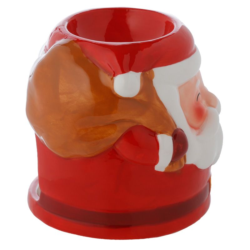 Christmas Ceramic Oil Burner - Santa product packaging on clean background from Quintessential Holistic Health Ltd
