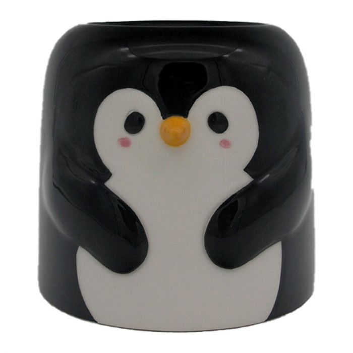Christmas Ceramic Oil Burner - Penguin product packaging on clean background from Quintessential Holistic Health Ltd