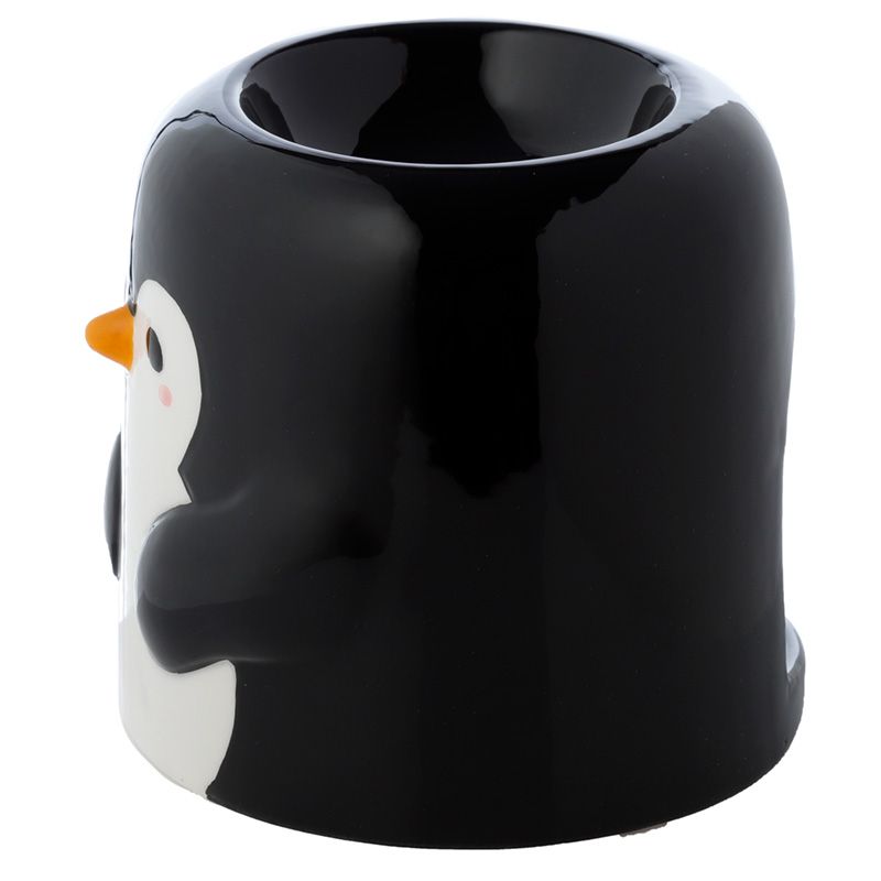 Christmas Ceramic Oil Burner - Penguin product packaging on clean background from Quintessential Holistic Health Ltd