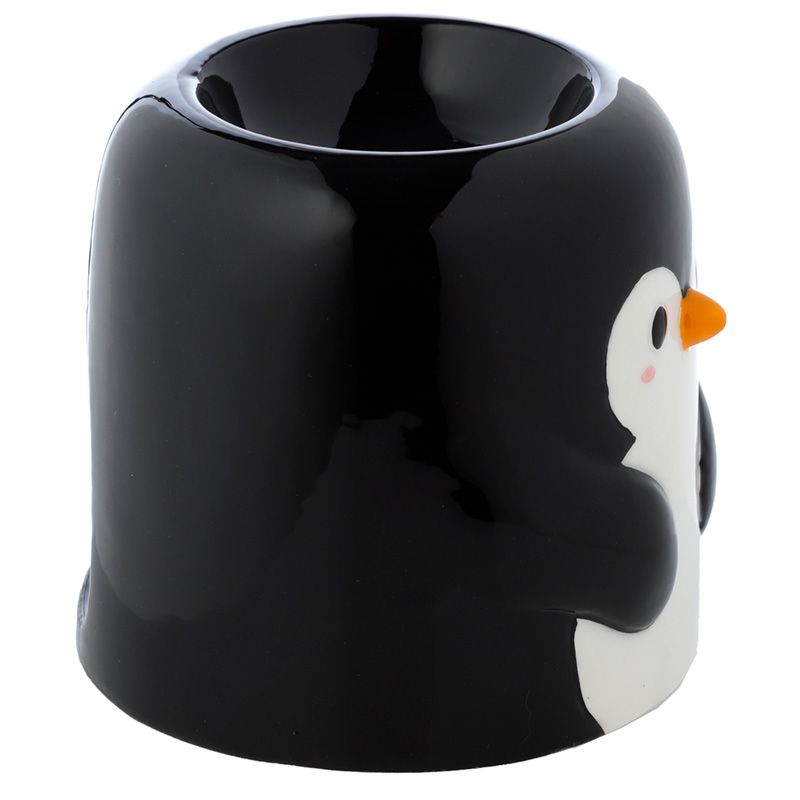 Christmas Ceramic Oil Burner - Penguin product packaging on clean background from Quintessential Holistic Health Ltd
