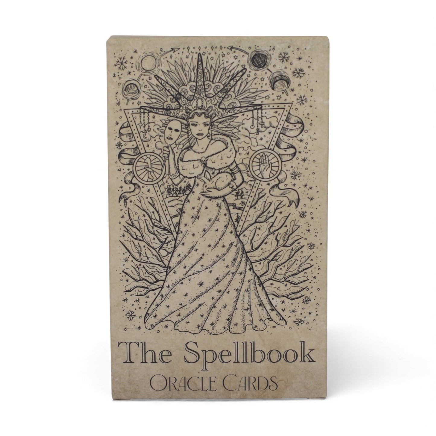 Oracle Cards - The Spellbook / Witchcraft product packaging on clean background from Quintessential Holistic Health Ltd