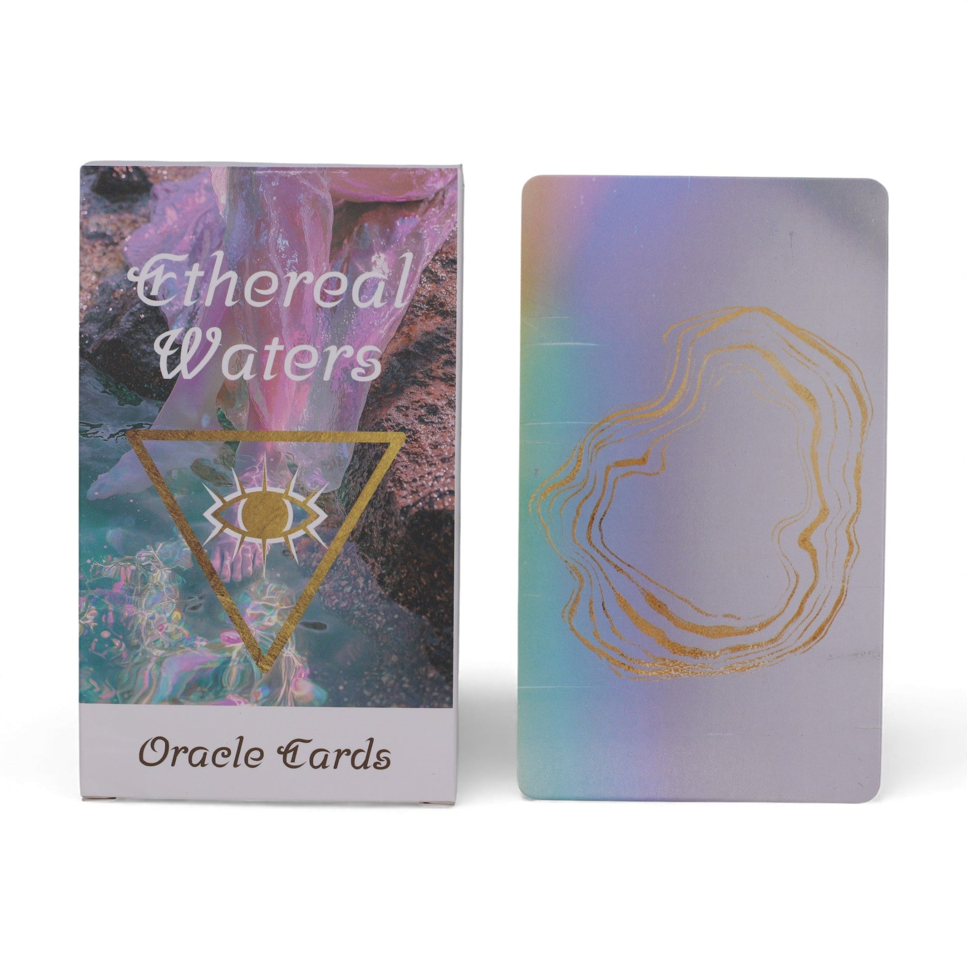 Oracle Cards - Ethereal Waters / Sirens and Moonlight product packaging on clean background from Quintessential Holistic Health Ltd