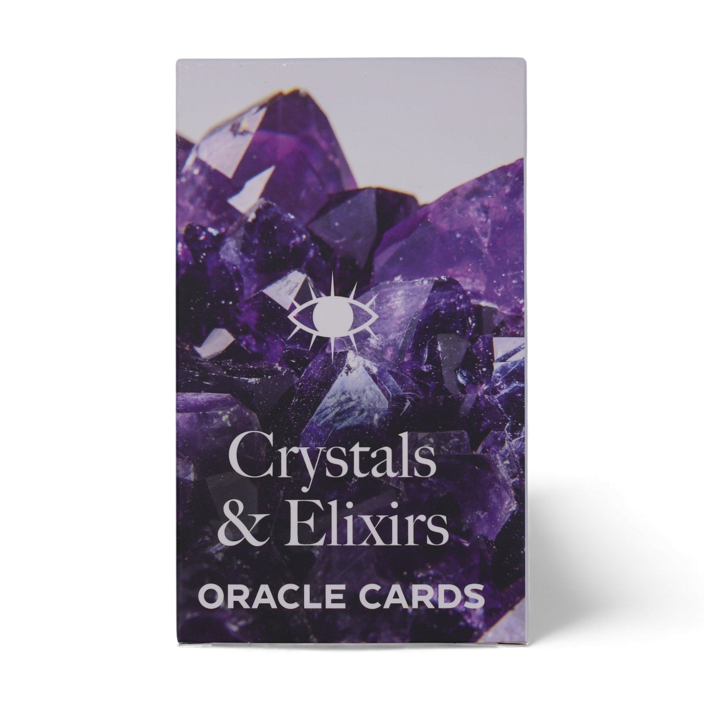 Crystals & Elixirs Oracle Cards – Crystals and Elexirs / Healing Energy product packaging on clean background from Quintessential Holistic Health Ltd