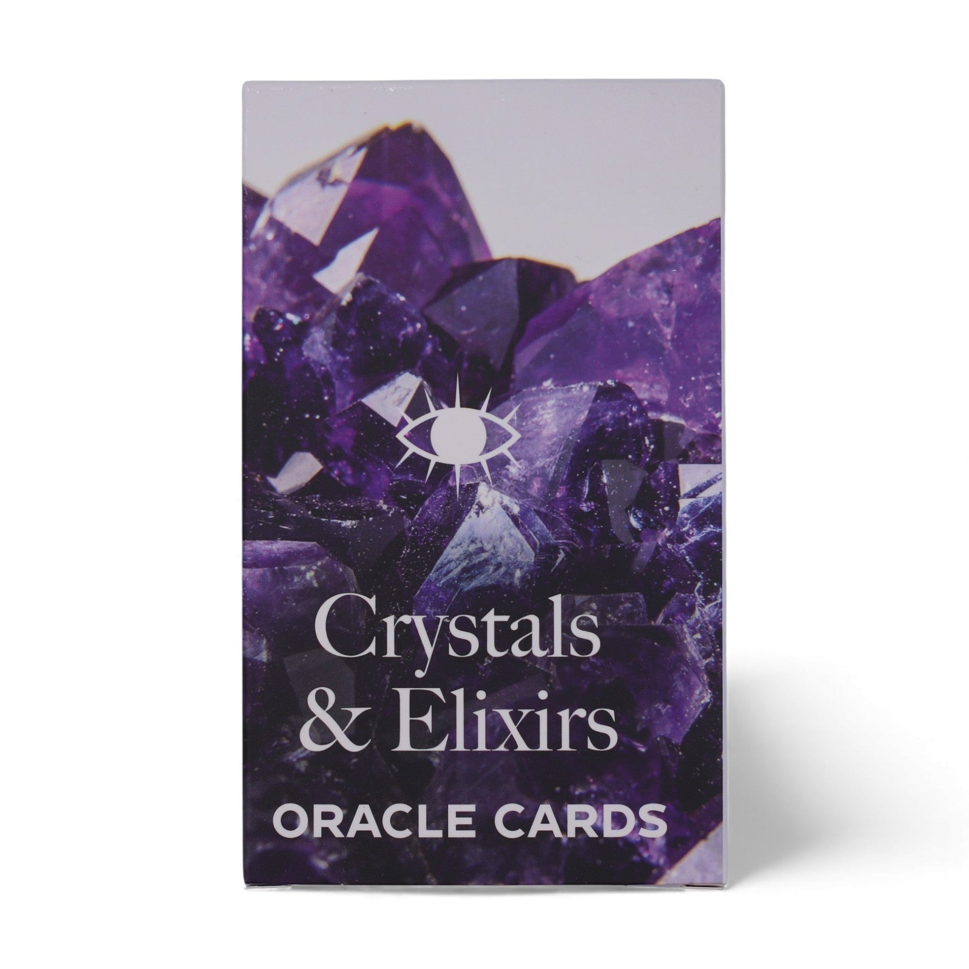 Crystals & Elixirs Oracle Cards – Crystals and Elexirs / Healing Energy product packaging on clean background from Quintessential Holistic Health Ltd