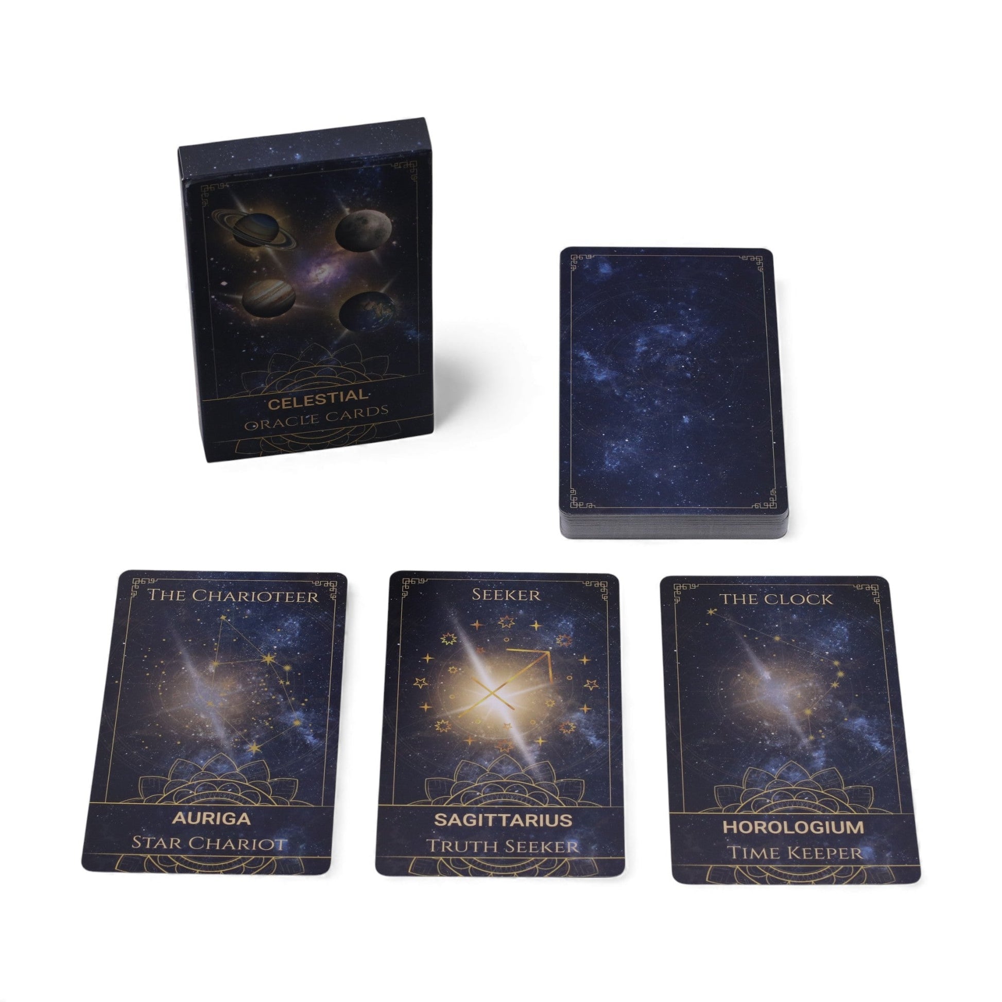 Celestial Energy Atlas Oracle Cards - Celestial Energy / Atlas Spiritual product packaging on clean background from Quintessential Holistic Health Ltd