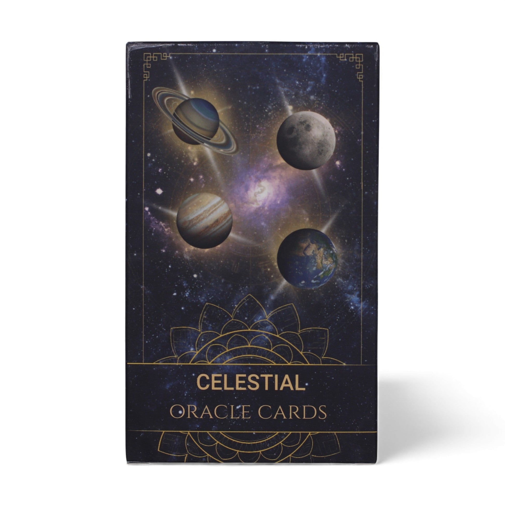 Celestial Energy Atlas Oracle Cards - Celestial Energy / Atlas Spiritual product packaging on clean background from Quintessential Holistic Health Ltd