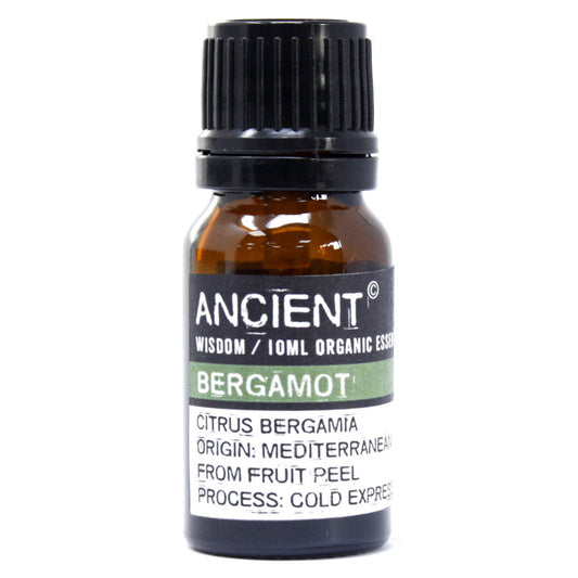 10ml Organic FCF Free Essential Oil - Bergamot product packaging on clean background from Quintessential Holistic Health Ltd