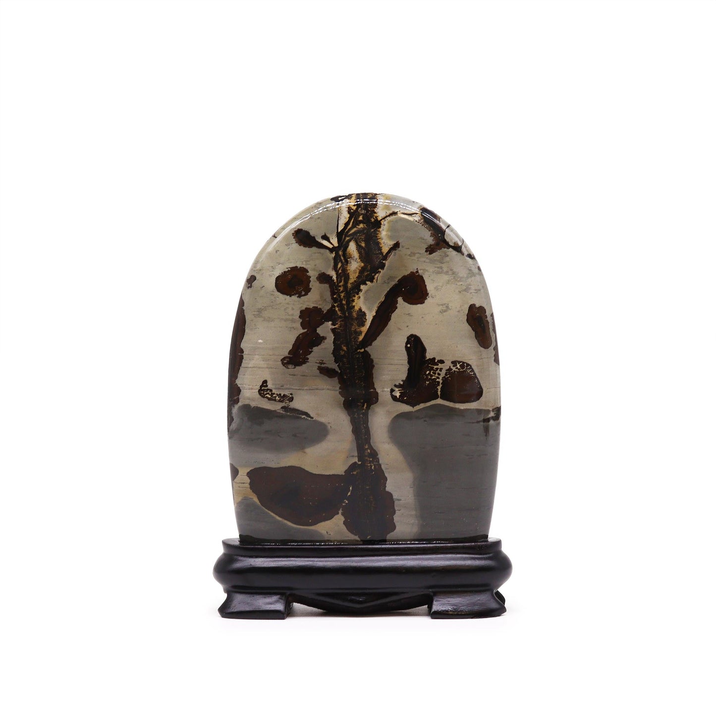Ancient Natural Stone Guohua Picture - Arch product packaging on clean background from Quintessential Holistic Health Ltd