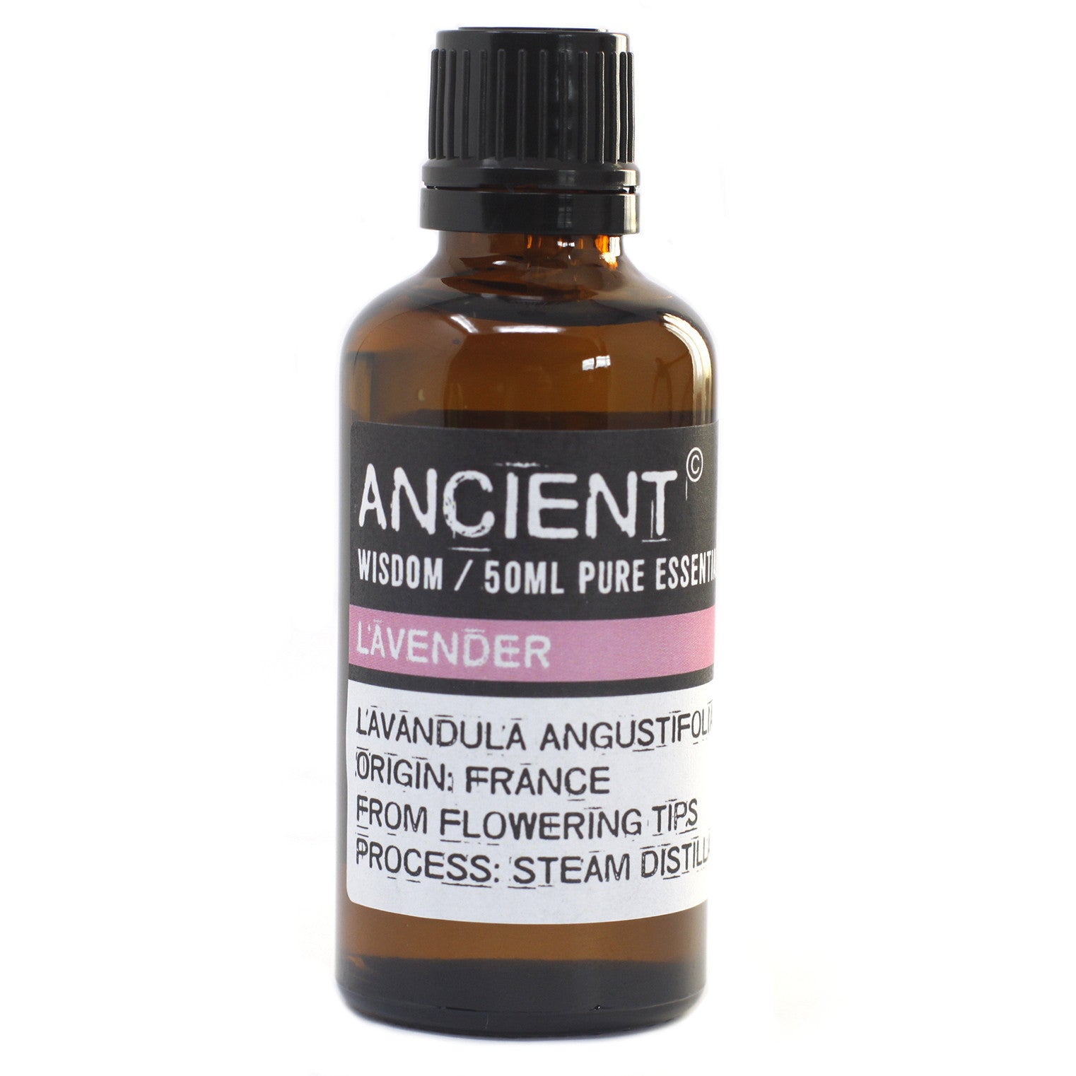 50ml Professional Essential Oil - French Lavender product packaging on clean background from Quintessential Holistic Health Ltd