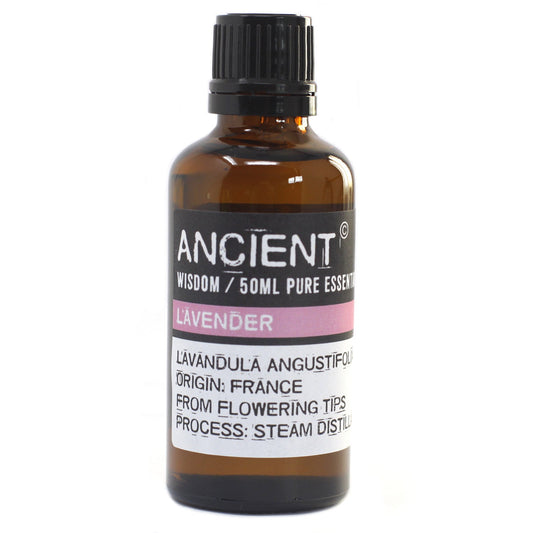 50ml Professional Essential Oil - French Lavender product packaging on clean background from Quintessential Holistic Health Ltd