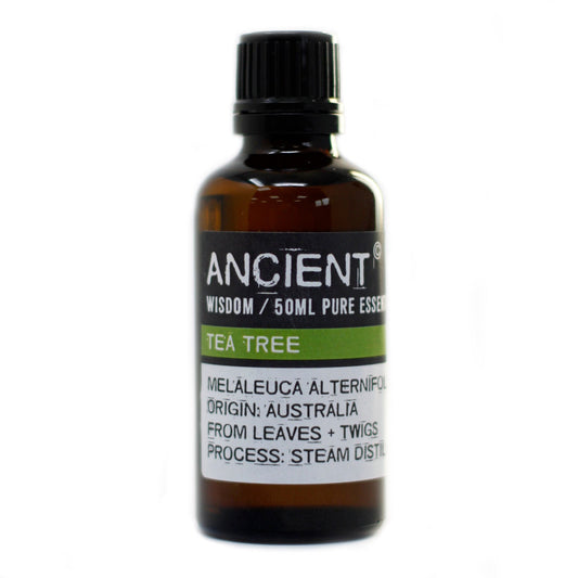 50ml Professional Essential Oil - Tea Tree product packaging on clean background from Quintessential Holistic Health Ltd