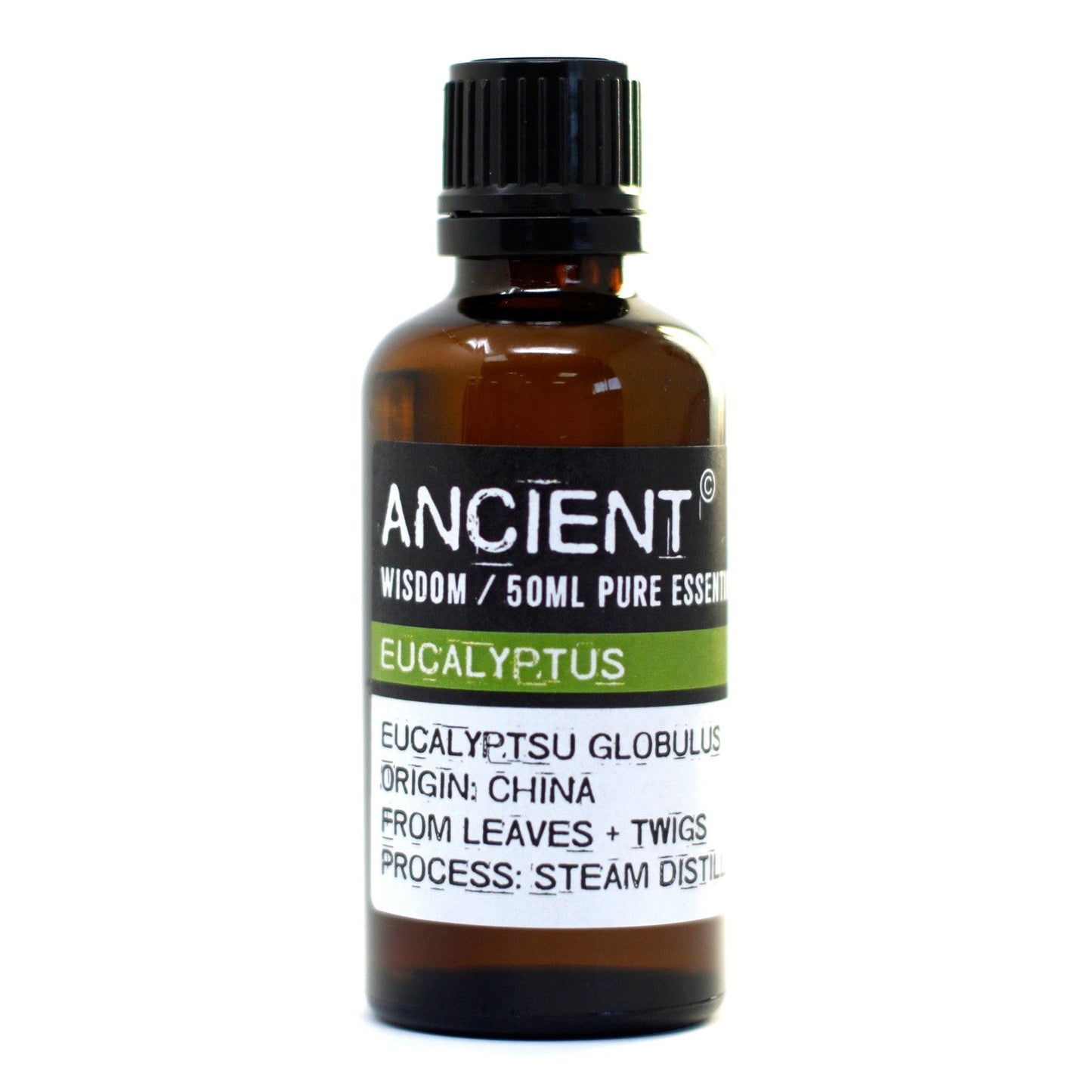 50ml Professional Essential Oil - Eucalyptus product packaging on clean background from Quintessential Holistic Health Ltd