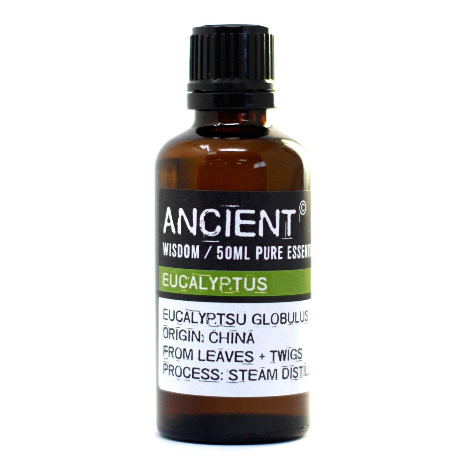 50ml Professional Essential Oil - Eucalyptus product packaging on clean background from Quintessential Holistic Health Ltd