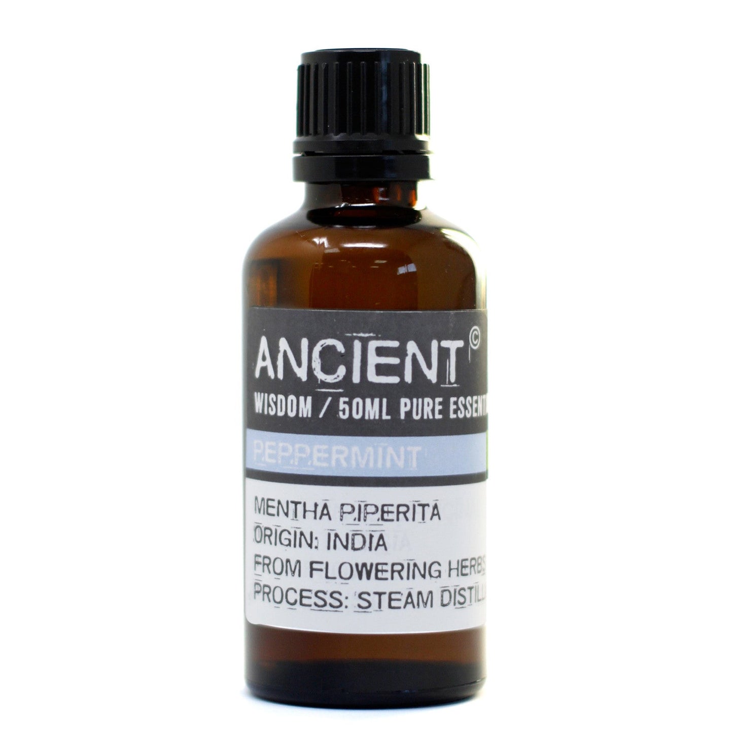 50ml Professional Essential Oil - Peppermint product packaging on clean background from Quintessential Holistic Health Ltd