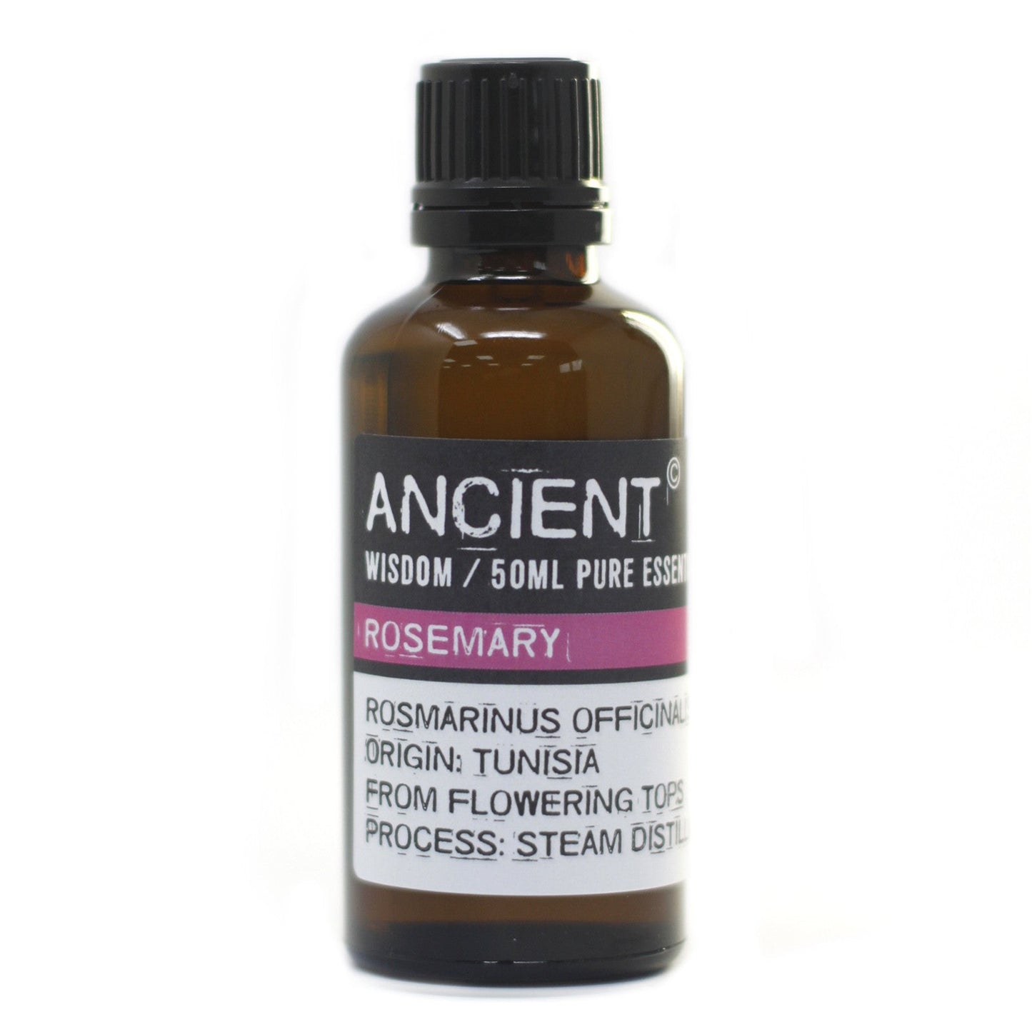50ml Professional Essential Oil - Rosemary product packaging on clean background from Quintessential Holistic Health Ltd