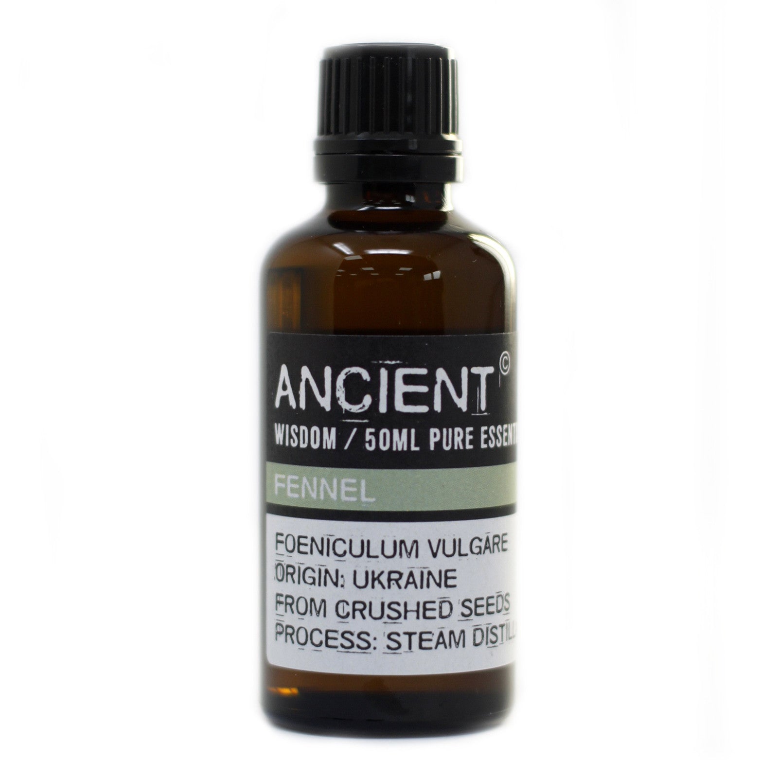 50ml Professional Essential Oil - Fennel product packaging on clean background from Quintessential Holistic Health Ltd