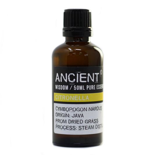 50ml Professional Essential Oil - Citronella product packaging on clean background from Quintessential Holistic Health Ltd