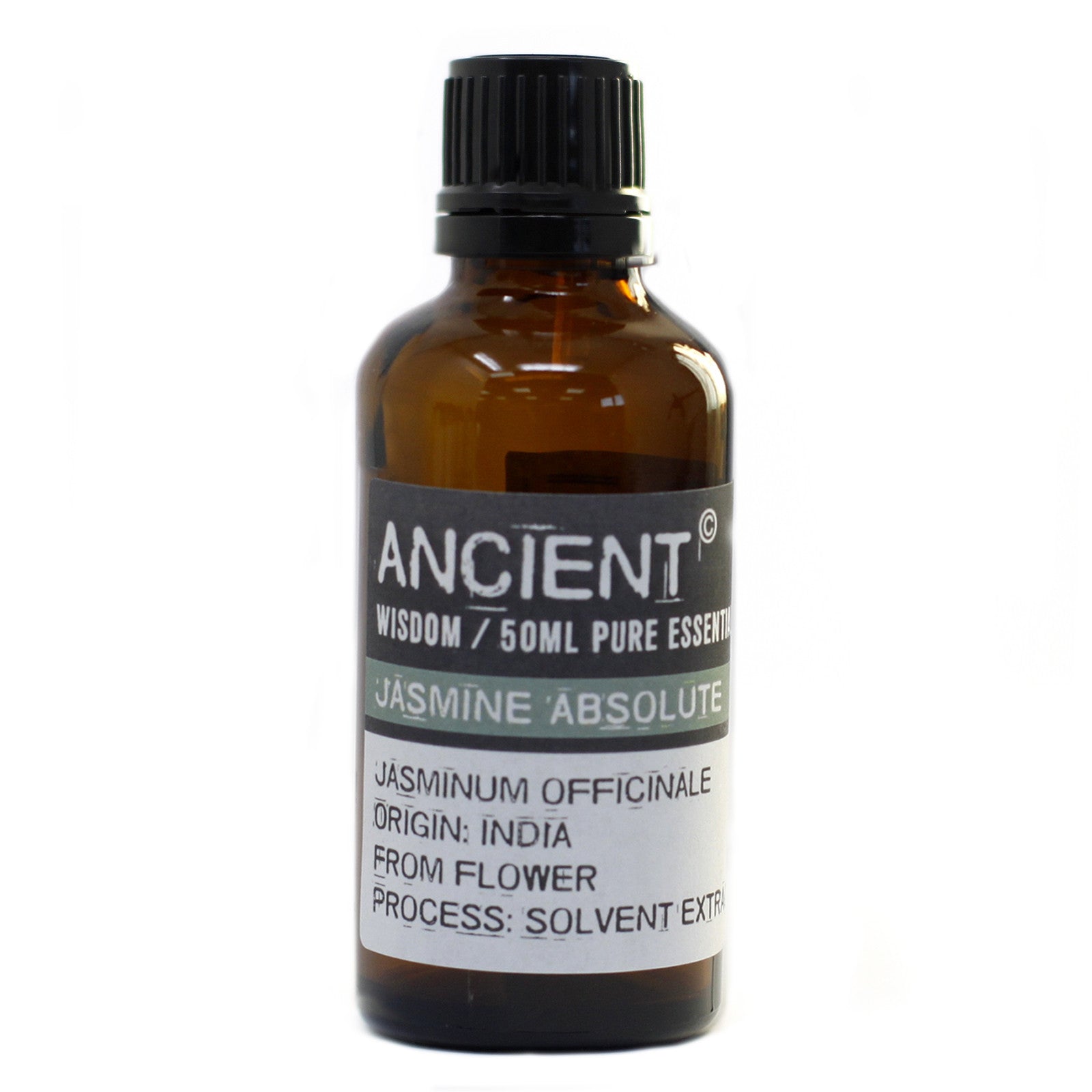 50ml Professional Essential Oil - Jasmine Absolute product packaging on clean background from Quintessential Holistic Health Ltd