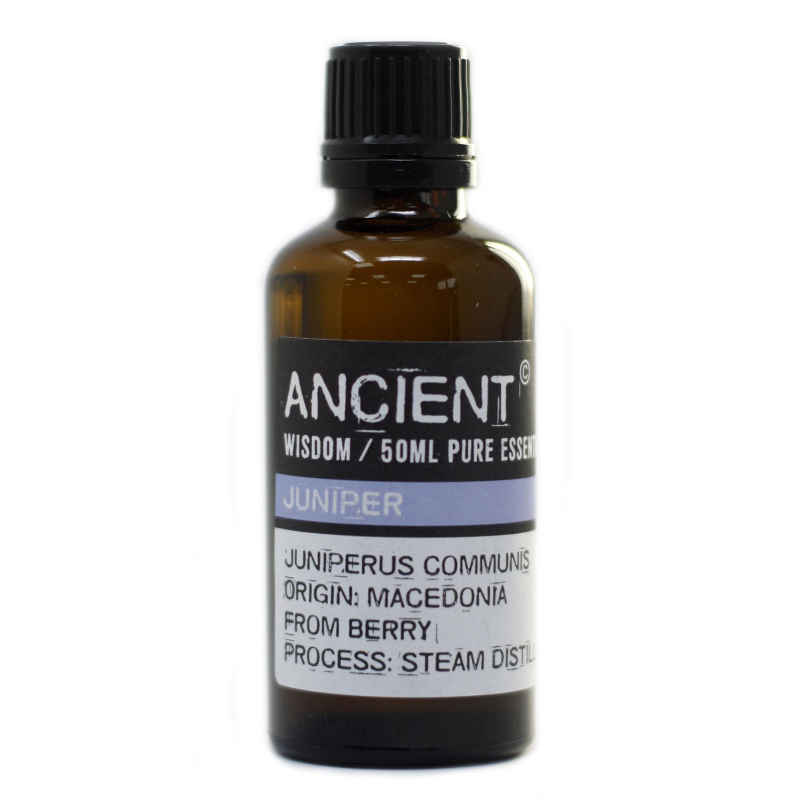 50ml Professional Essential Oil - Juniper Berry product packaging on clean background from Quintessential Holistic Health Ltd