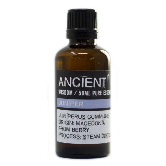 50ml Professional Essential Oil - Juniper Berry product packaging on clean background from Quintessential Holistic Health Ltd