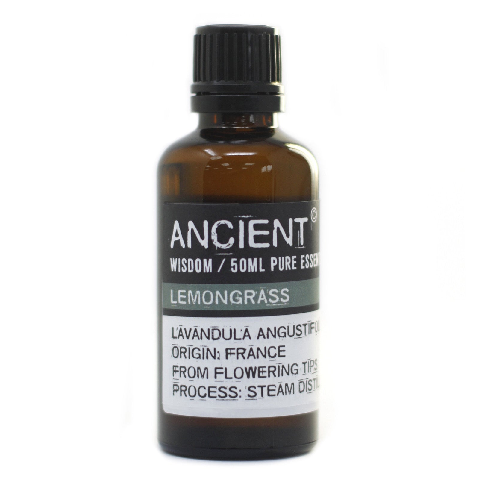 50ml Professional Essential Oil - Lemongrass product packaging on clean background from Quintessential Holistic Health Ltd