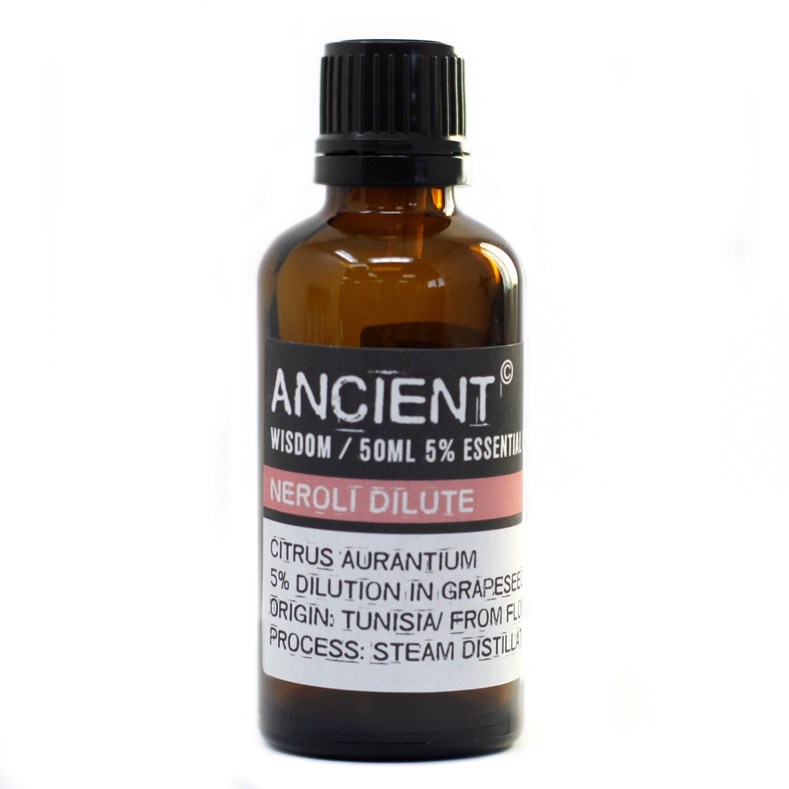 50ml Professional Diluted Essential Oil - Neroli product packaging on clean background from Quintessential Holistic Health Ltd