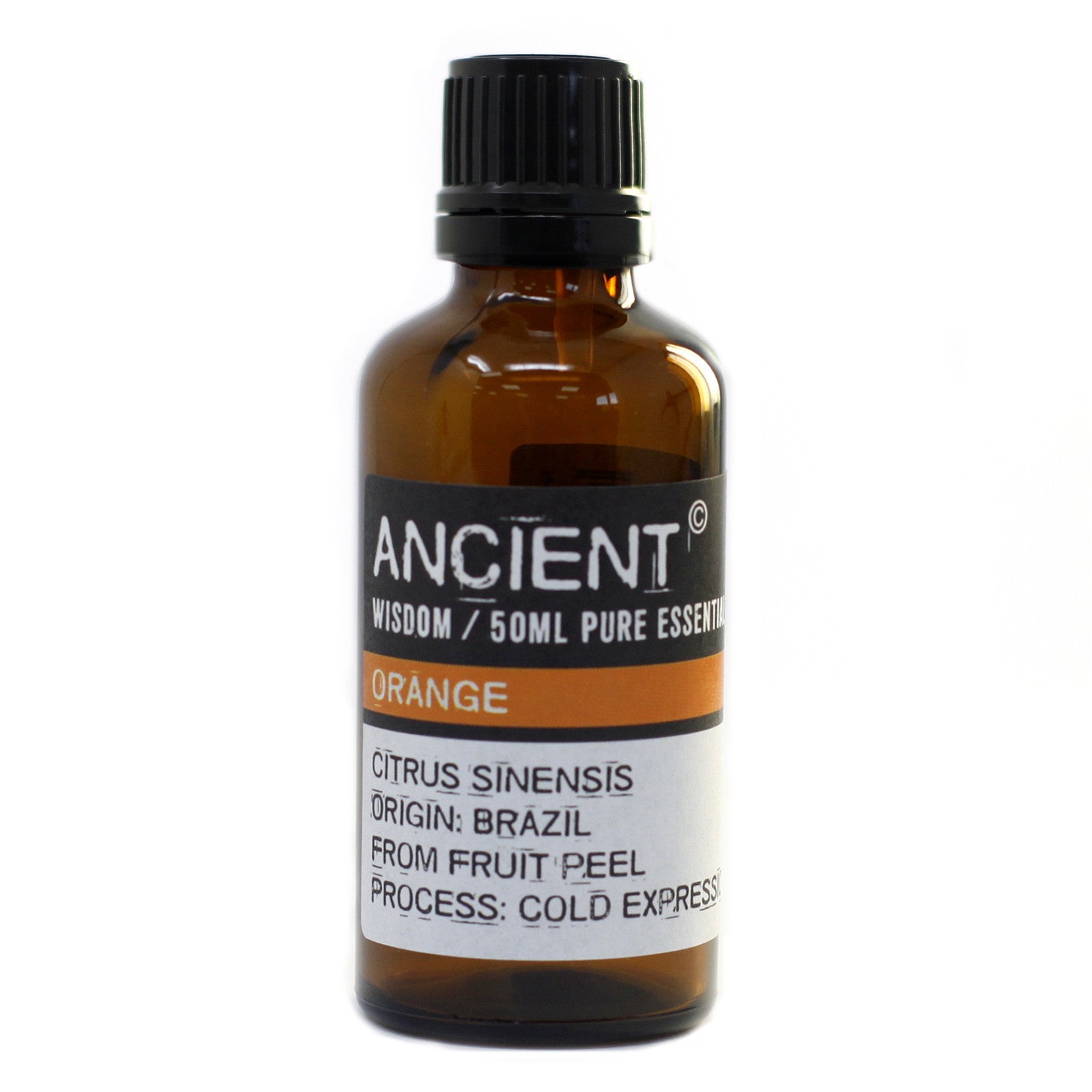 50ml Professional Essential Oil - Orange product packaging on clean background from Quintessential Holistic Health Ltd