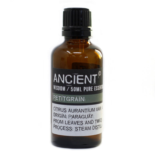 50ml Professional Essential Oil - Petitgrain product packaging on clean background from Quintessential Holistic Health Ltd