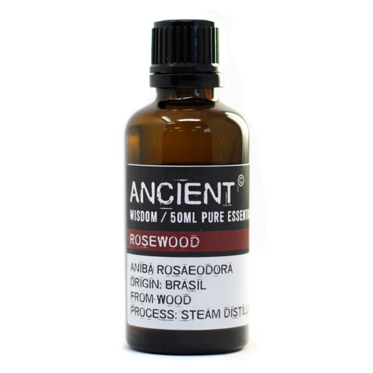 50ml Professional Essential Oil - Rosewood product packaging on clean background from Quintessential Holistic Health Ltd