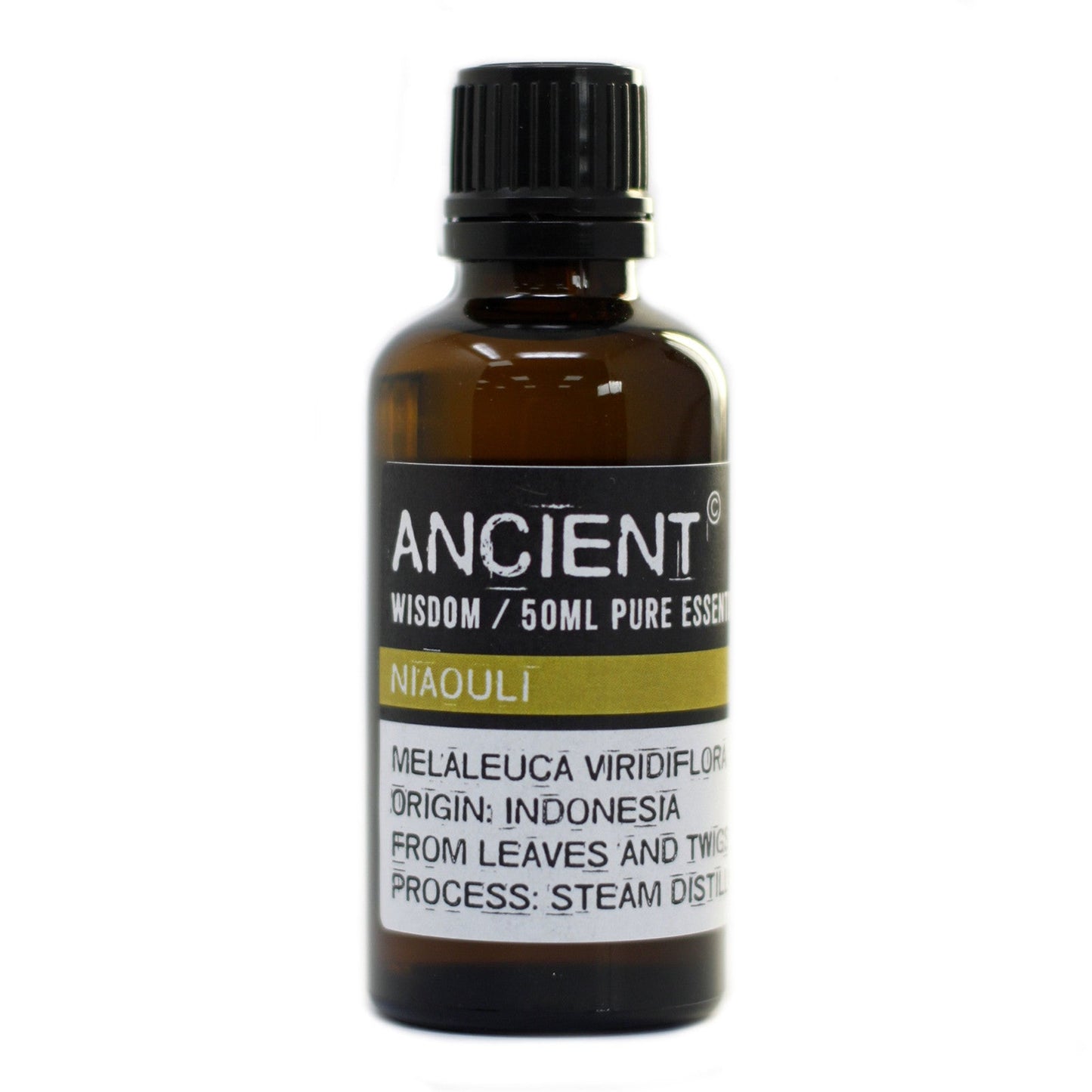50ml Professional Essential Oil - Niaouli product packaging on clean background from Quintessential Holistic Health Ltd