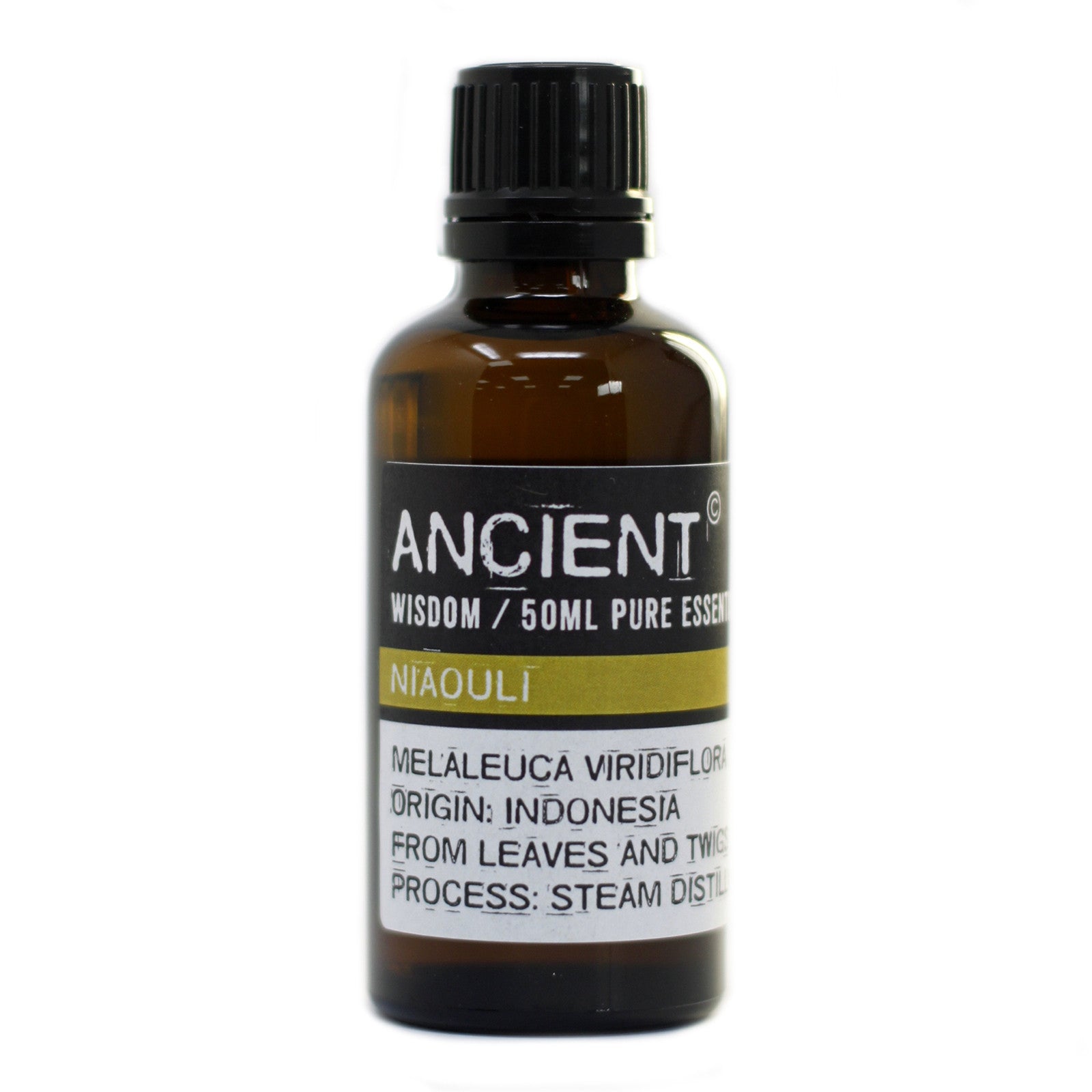 50ml Professional Essential Oil - Niaouli product packaging on clean background from Quintessential Holistic Health Ltd