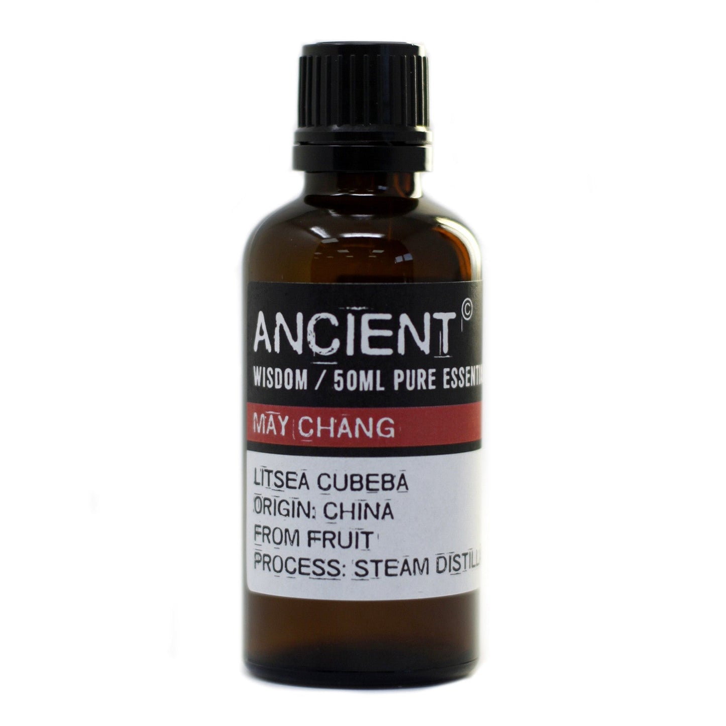 50ml Professional Essential Oil - May Chang product packaging on clean background from Quintessential Holistic Health Ltd