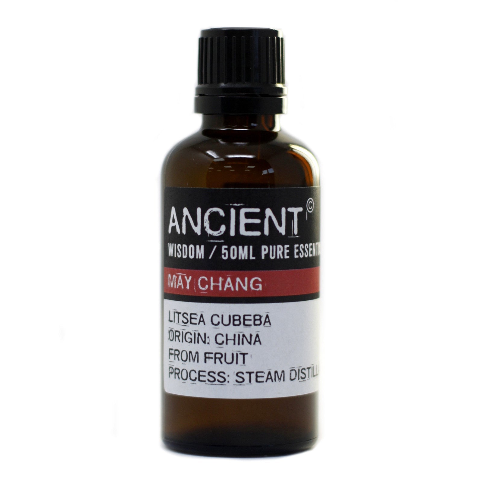 50ml Professional Essential Oil - May Chang product packaging on clean background from Quintessential Holistic Health Ltd