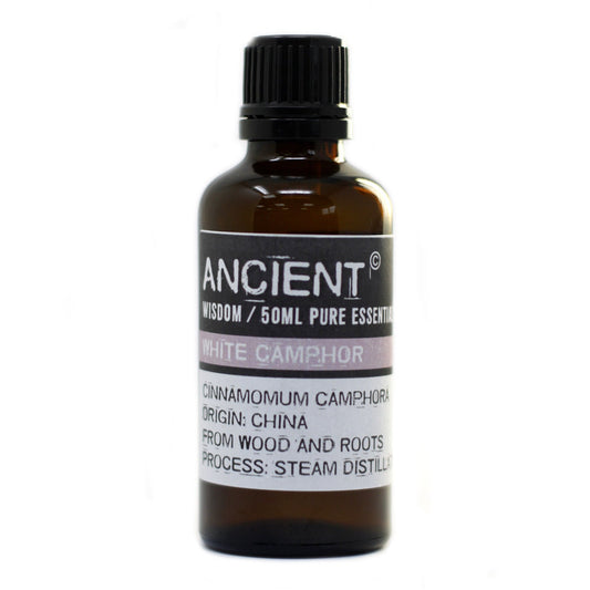 50ml Professional Essential Oil - White Camphor product packaging on clean background from Quintessential Holistic Health Ltd
