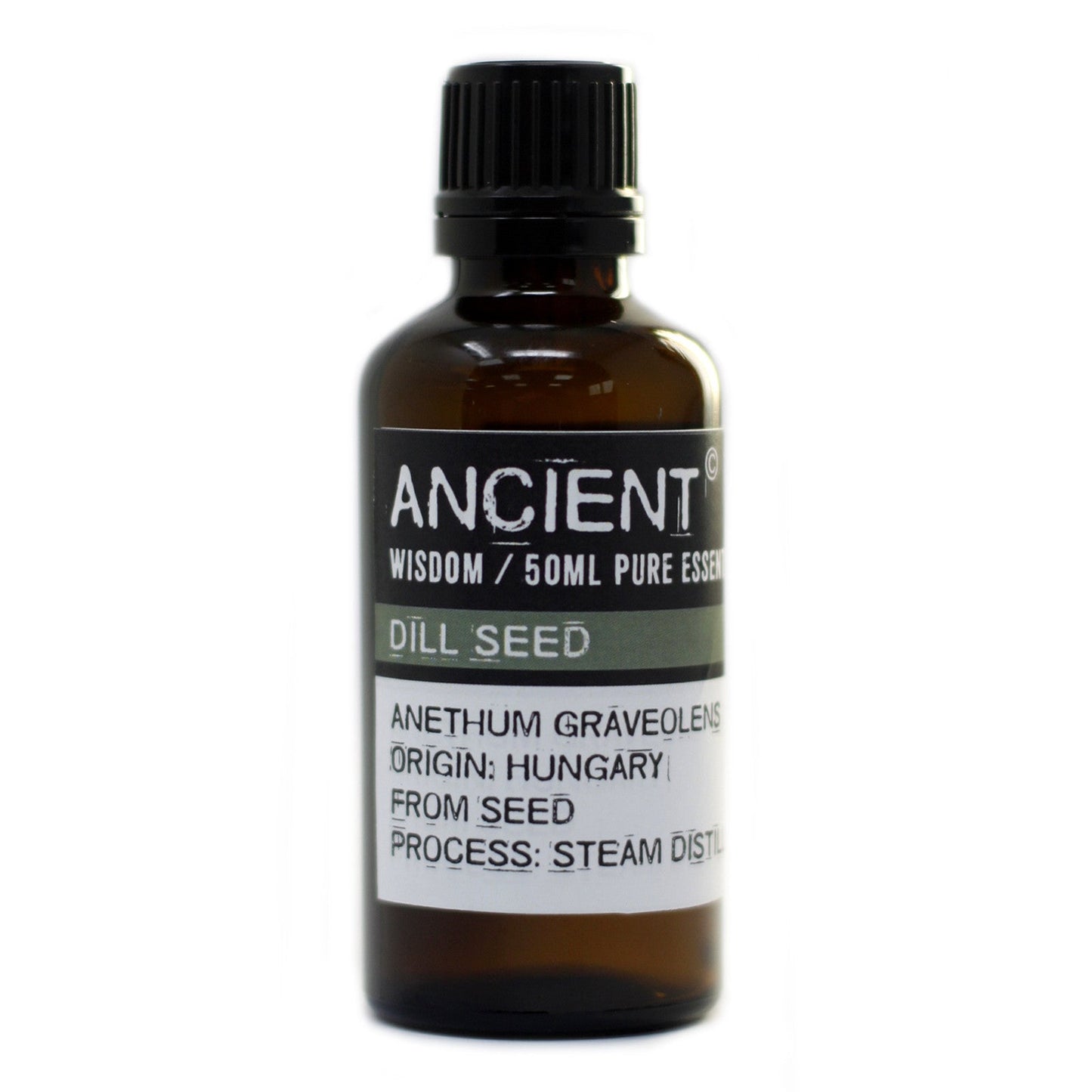 50ml Professional Essential Oil - Dill Seed product packaging on clean background from Quintessential Holistic Health Ltd