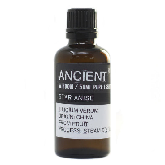 50ml Professional Essential Oil - Aniseed China Star (Star Anise) product packaging on clean background from Quintessential Holistic Health Ltd