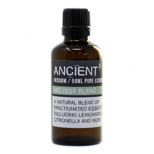 50ml Professional Blended Essential Oil - Melissa product packaging on clean background from Quintessential Holistic Health Ltd