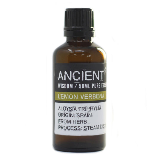 50ml Professional Essential Oil - Lemon Verbena product packaging on clean background from Quintessential Holistic Health Ltd
