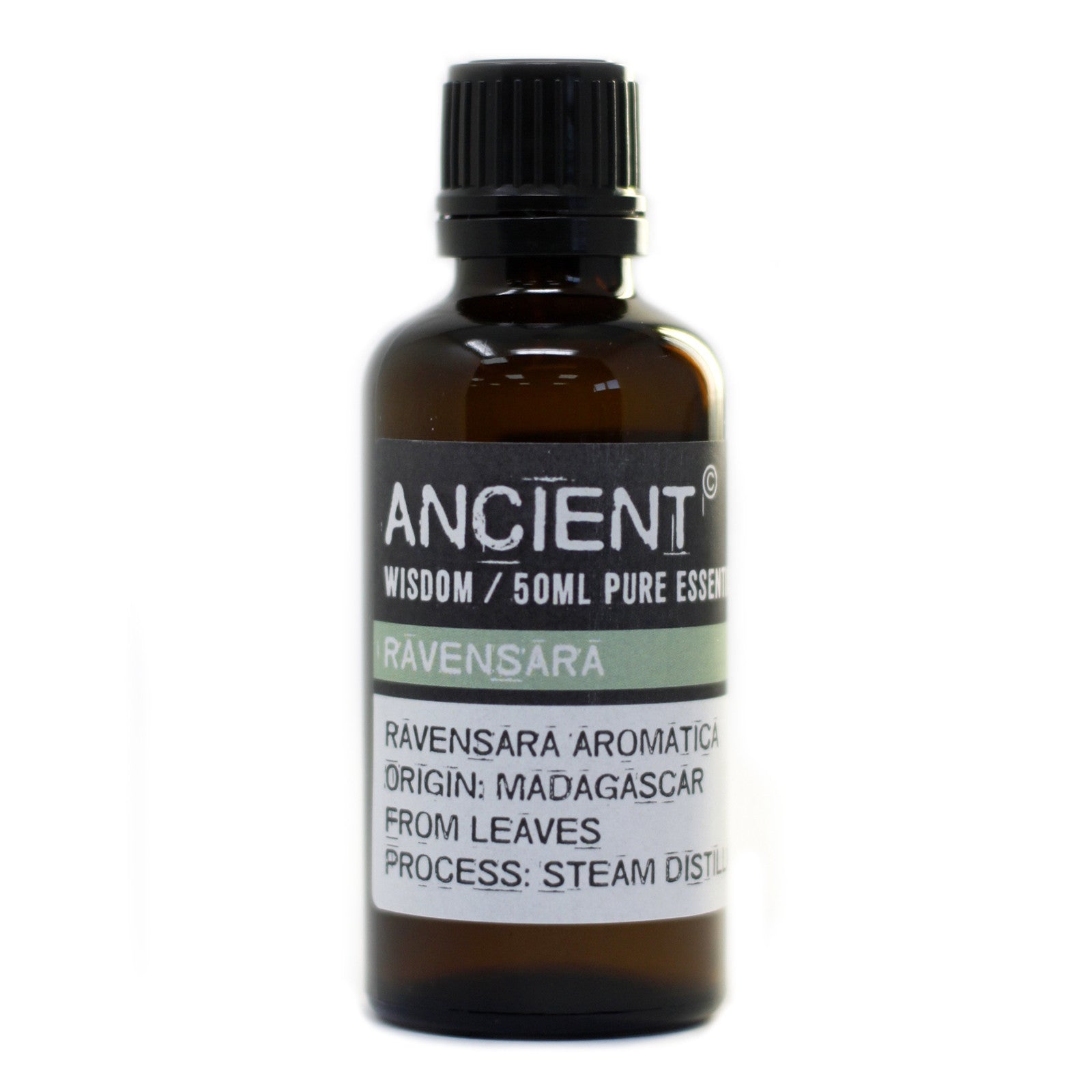 50ml Professional Pure Essential Oil - Ravensara product packaging on clean background from Quintessential Holistic Health Ltd