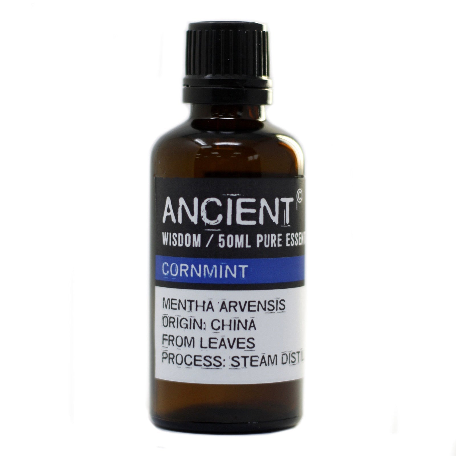 50ml Professional Essential Oil - Cornmint product packaging on clean background from Quintessential Holistic Health Ltd