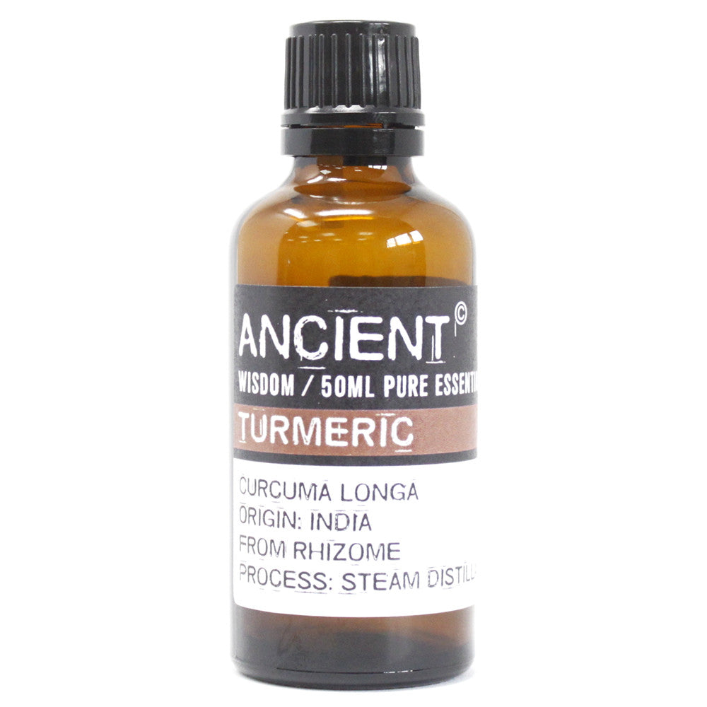 50ml Professional Essential Oil - Turmeric product packaging on clean background from Quintessential Holistic Health Ltd