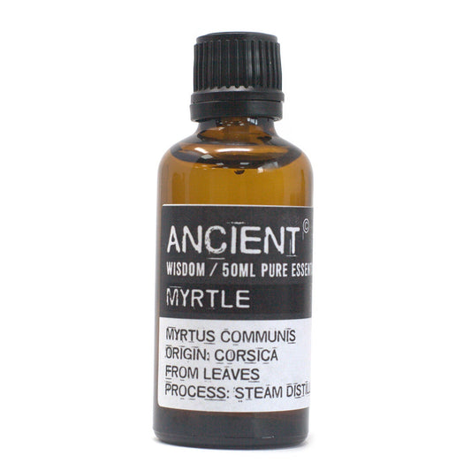 50ml Professional Essential Oil - Myrtle product packaging on clean background from Quintessential Holistic Health Ltd