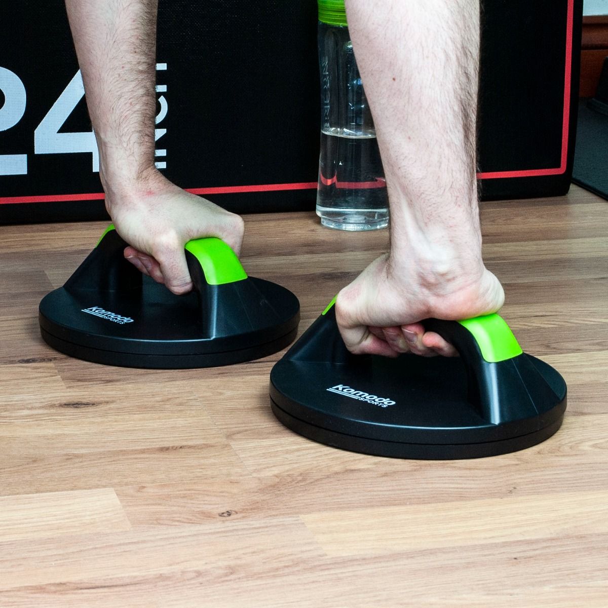 Rotating Push Up Handles product packaging on clean background from Quintessential Holistic Health Ltd